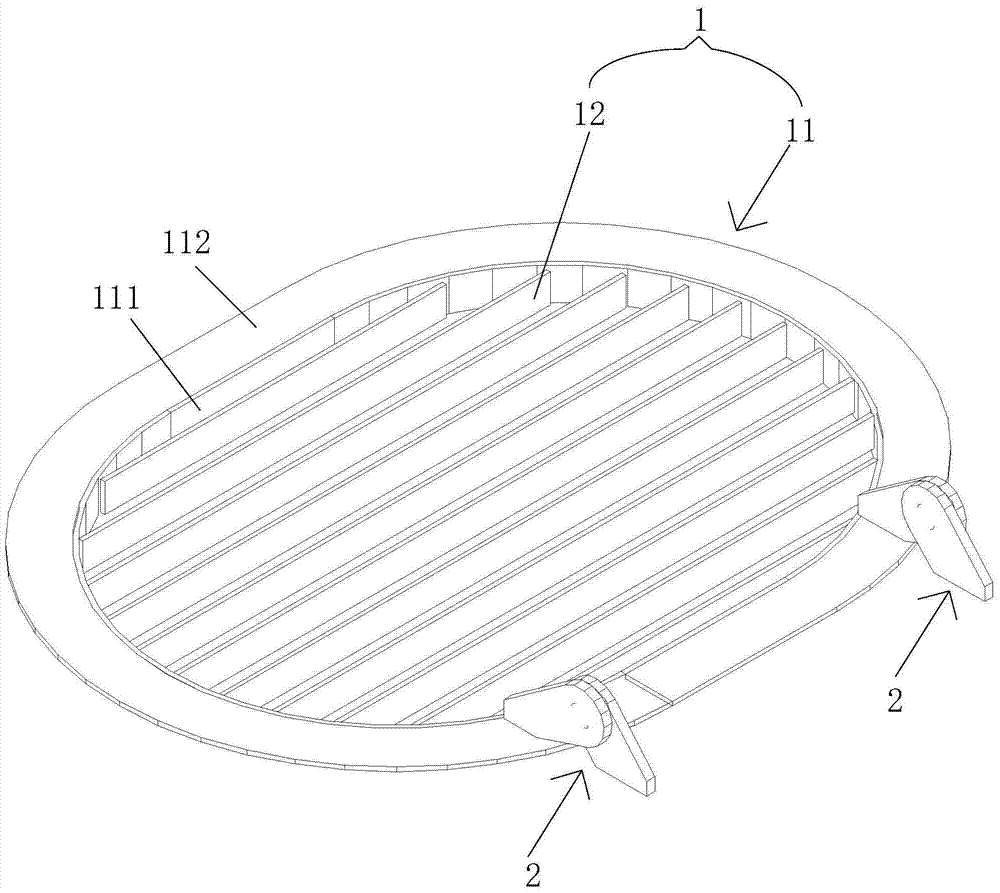 Buried grille cover