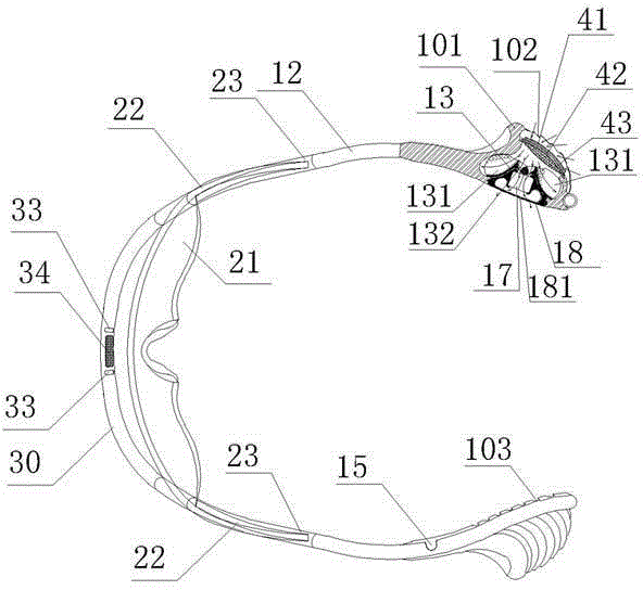 Breathable glasses with air purifying function