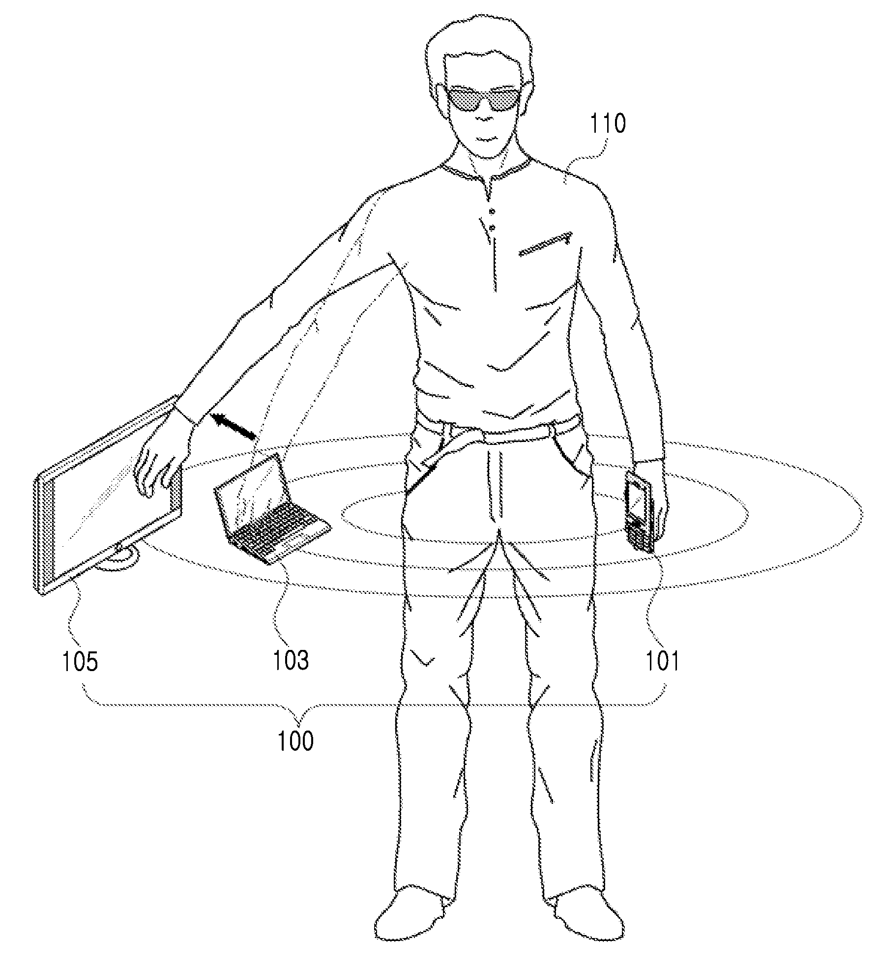 Apparatus and method for link setup using electric field