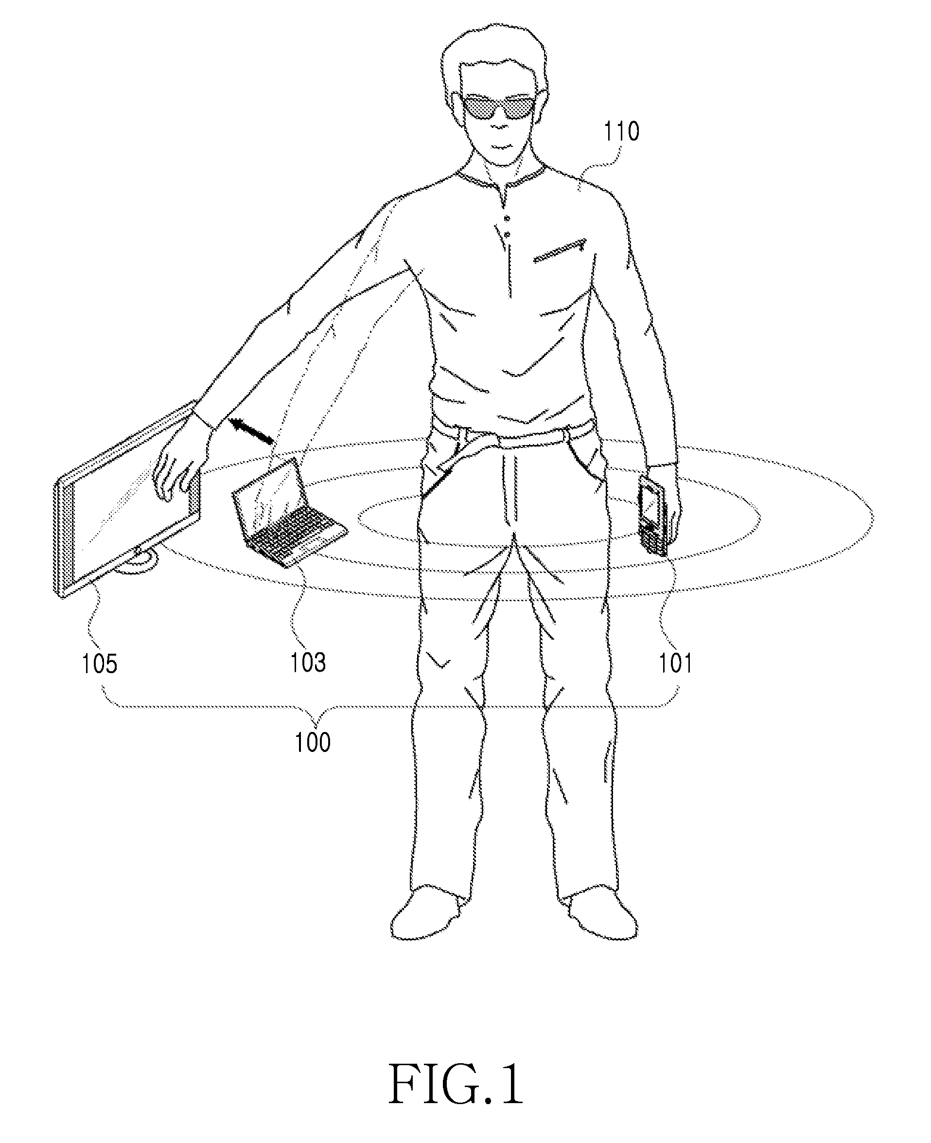 Apparatus and method for link setup using electric field