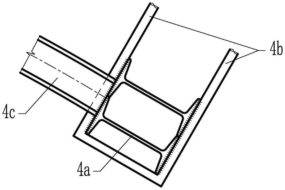 Construction method of tunnel ventilation opening structure under weak surrounding rock condition