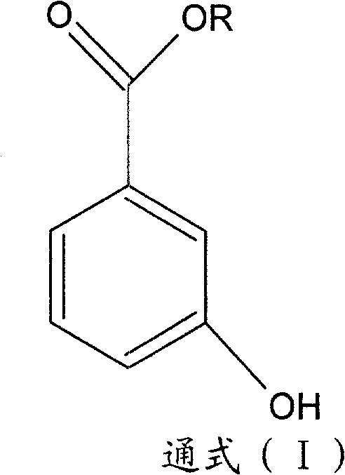 3-hydroxy benzoate preparation method