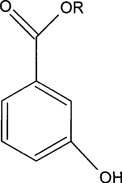 3-hydroxy benzoate preparation method