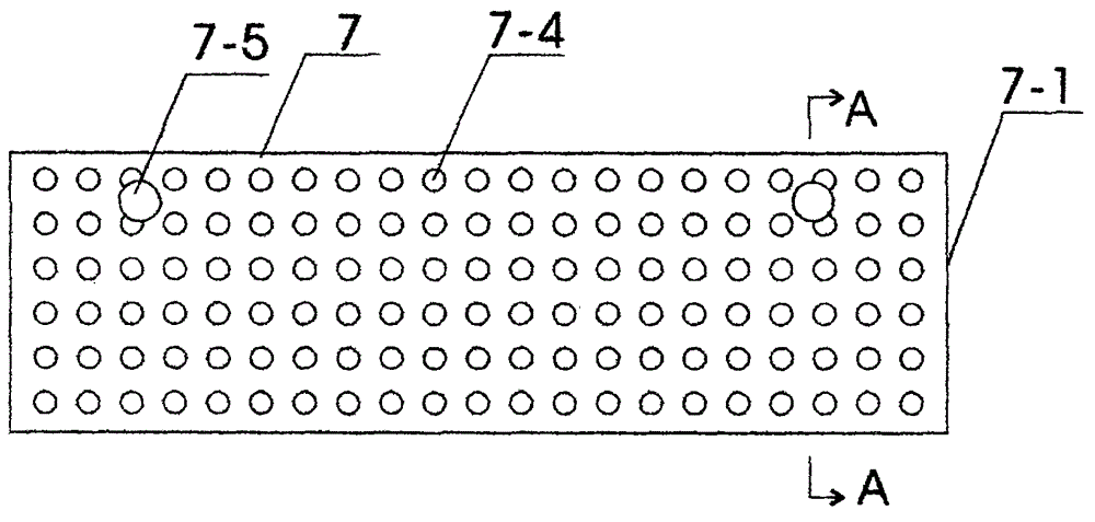 Heat setting device of pillow core