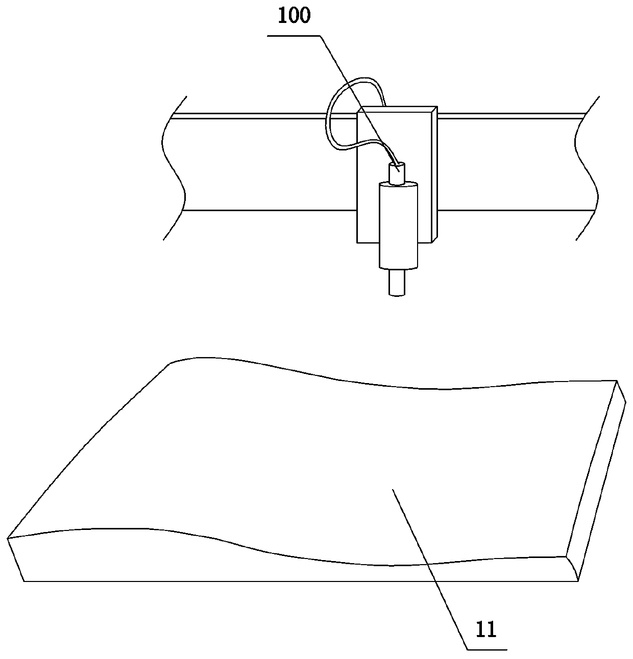 Production process of ultrathin hyperboloid aluminum honeycomb stone material large plate and application thereof