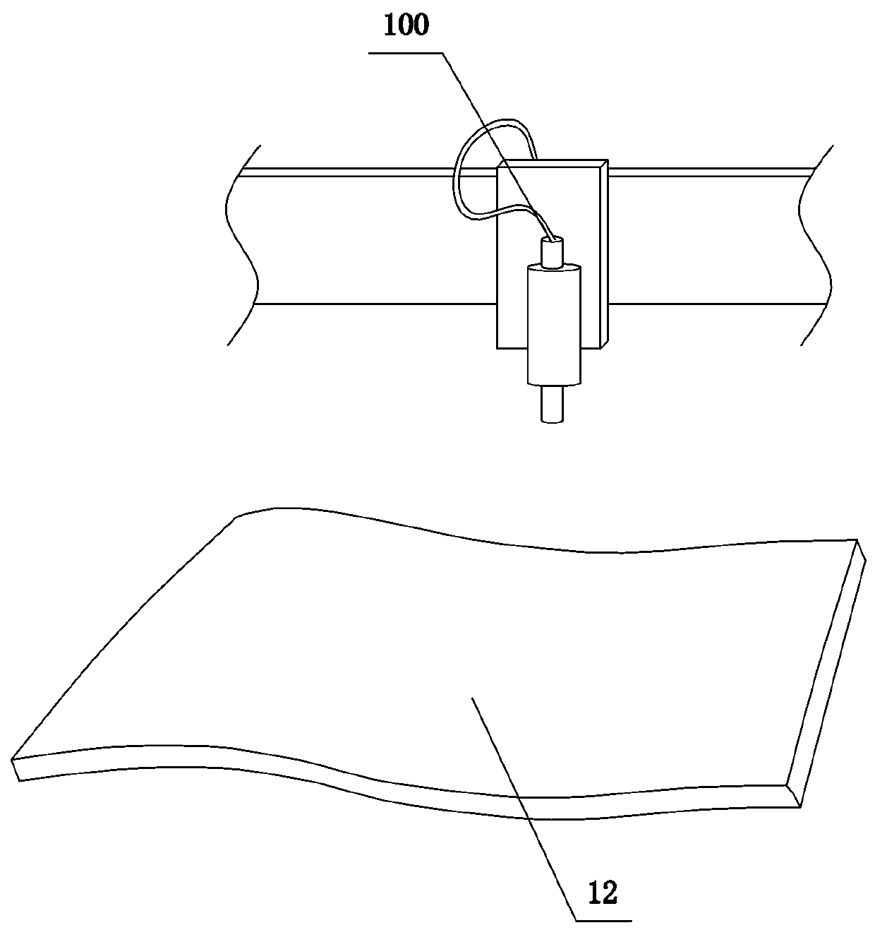 Production process of ultrathin hyperboloid aluminum honeycomb stone material large plate and application thereof