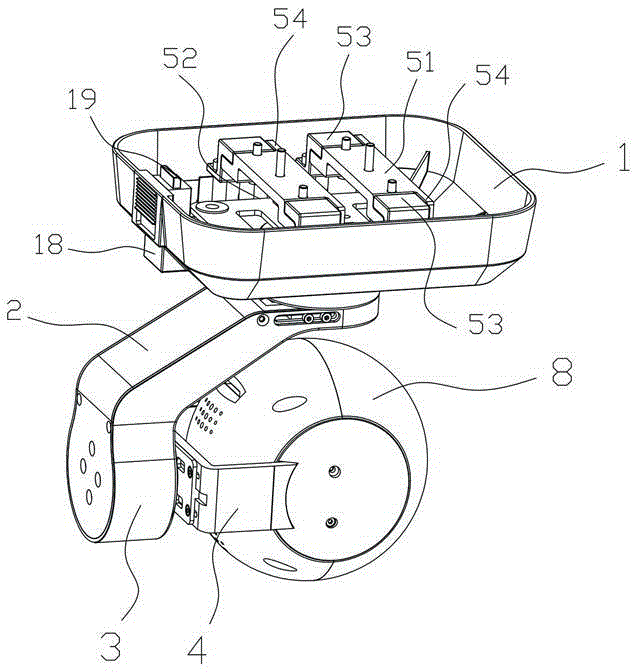 Holder device of unmanned airplane