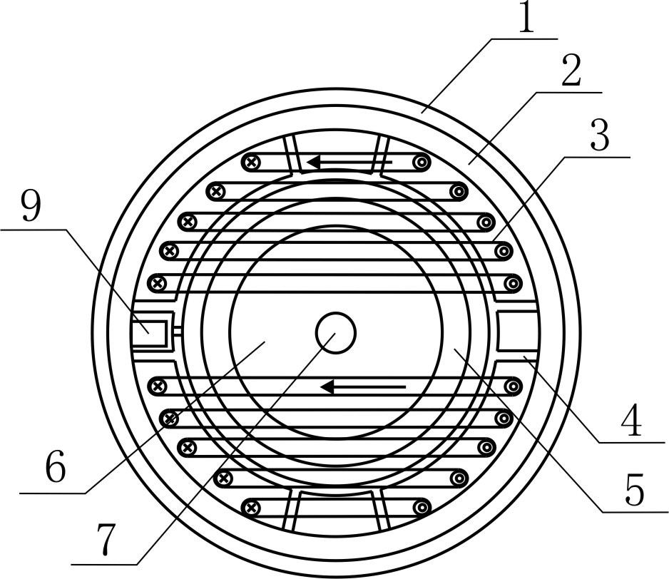 Slotless permanent magnet brushless motor structure