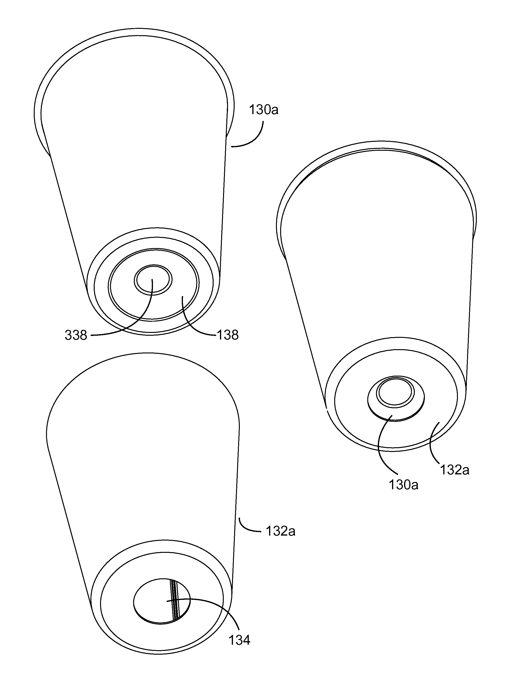 Two-part recyclable cup