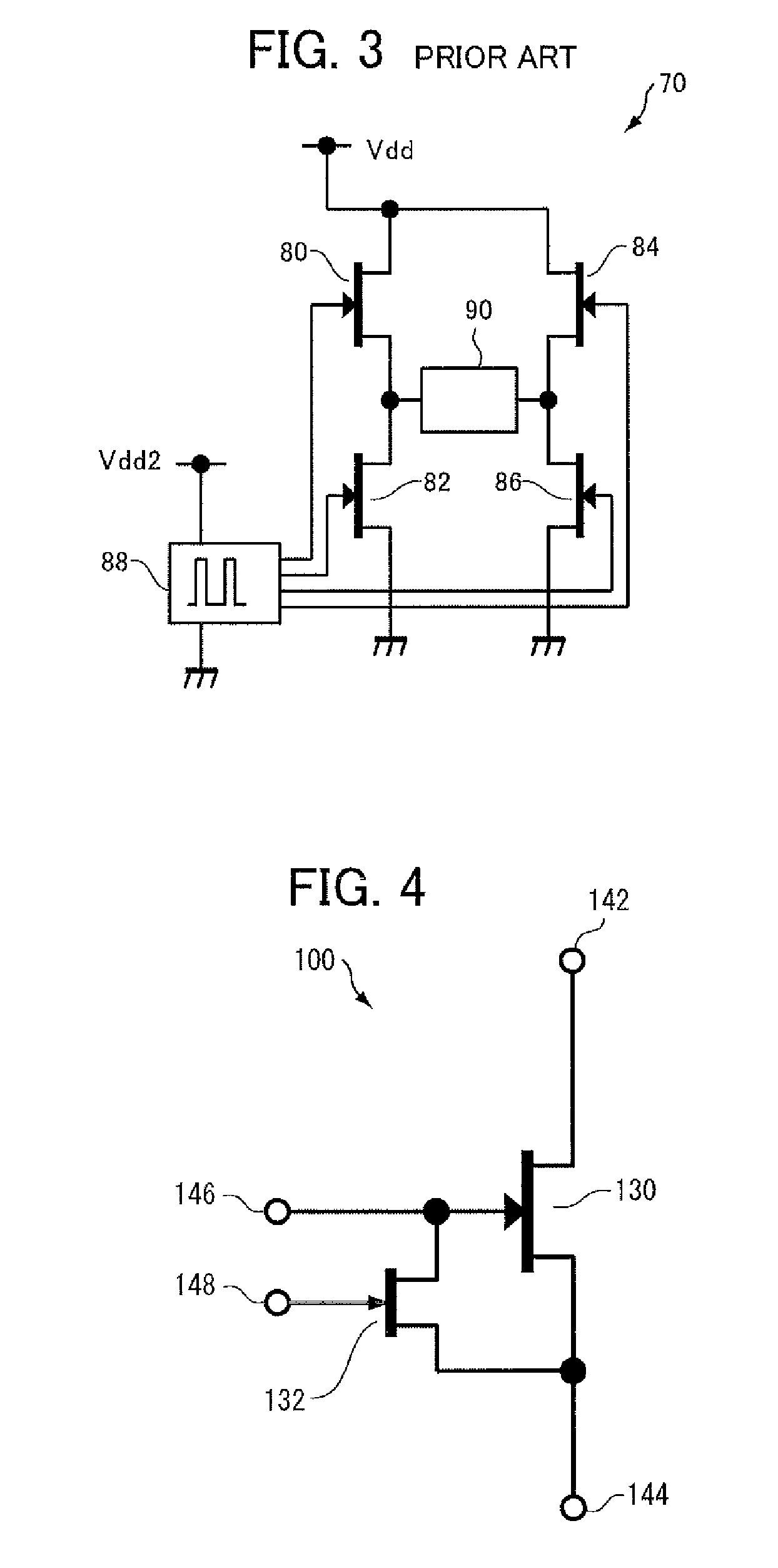 Switching circuit having low threshold voltage