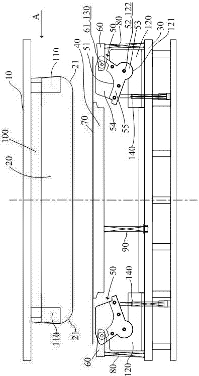 A bending springback compensation mold