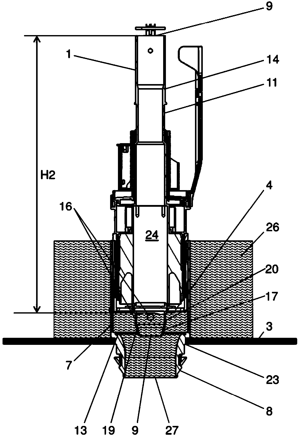 Outlet fitting for a toilet cistern