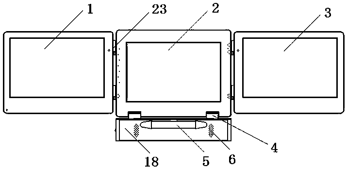 Hung-type aircraft maintenance virtual training device