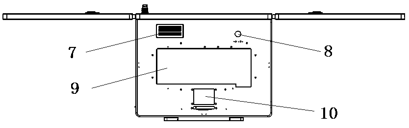 Hung-type aircraft maintenance virtual training device