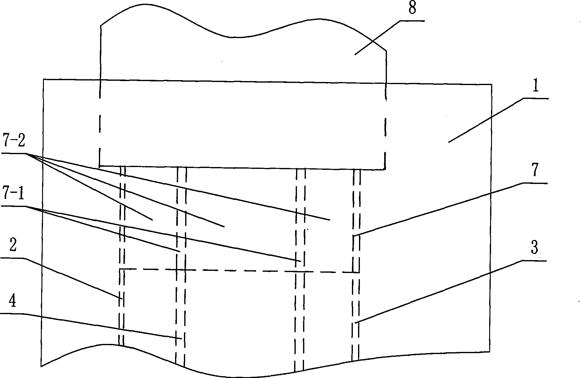 Wing with high intensity and high stiffness