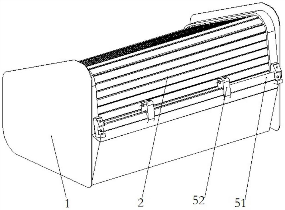 Protection box of control platform of aerial work platform and aerial work machine