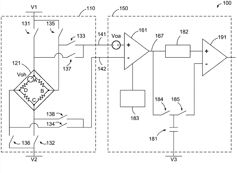 Amplifier with automatic zero setting function and relevant detection module