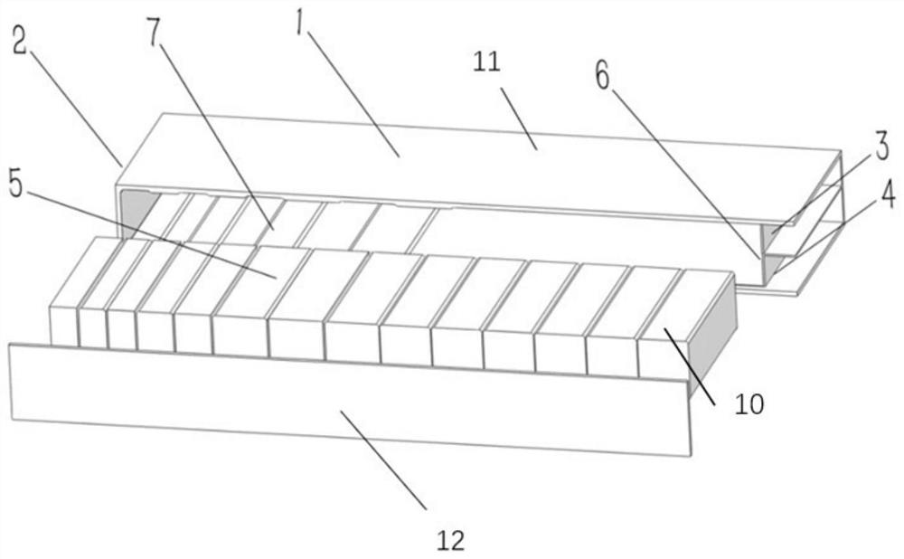 Spallation neutron target with mixed cooling flow channel