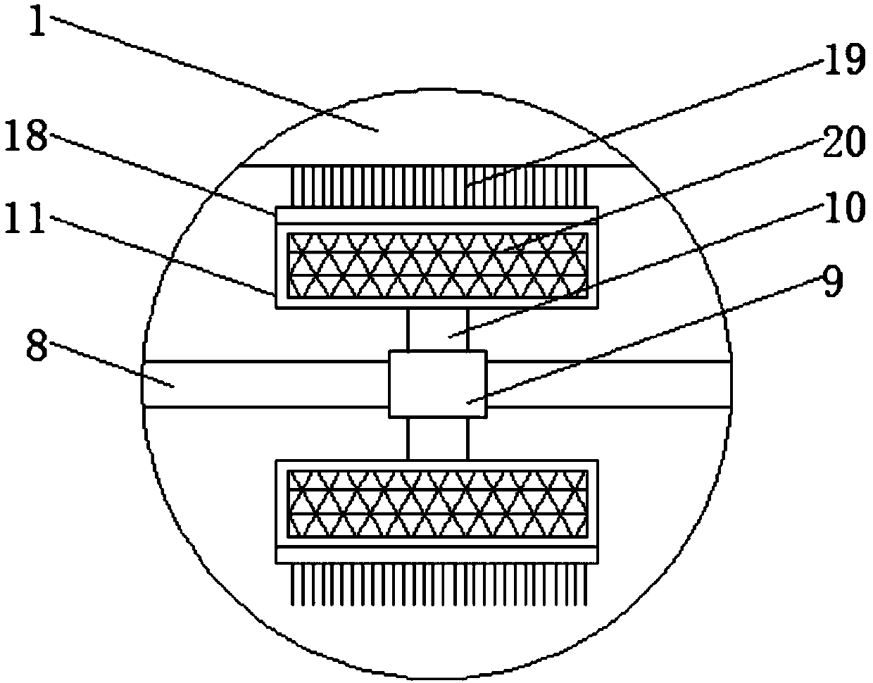 Toothpick disinfection and drying device