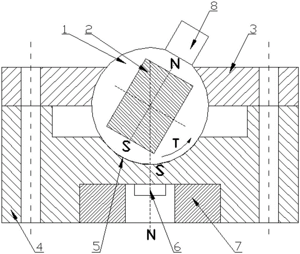 Permanent magnet ball joint with posture sensing function and measuring method of permanent magnet ball joint