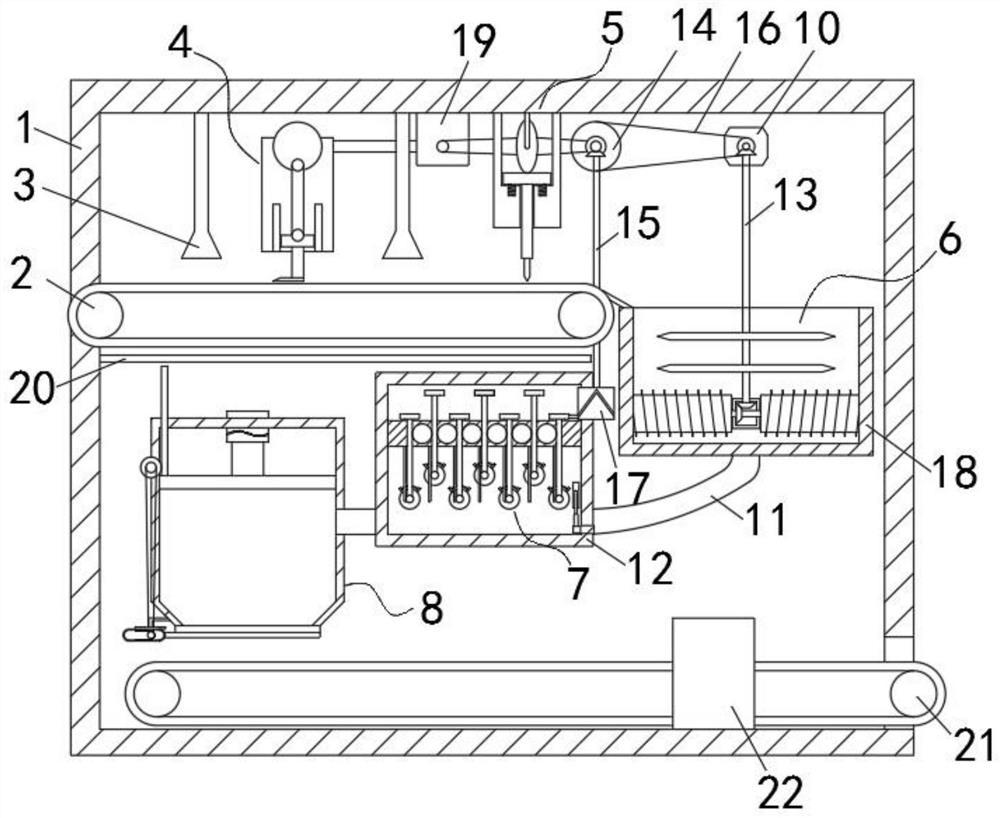 Food processing detection device based on big data cloud platform and use method of device