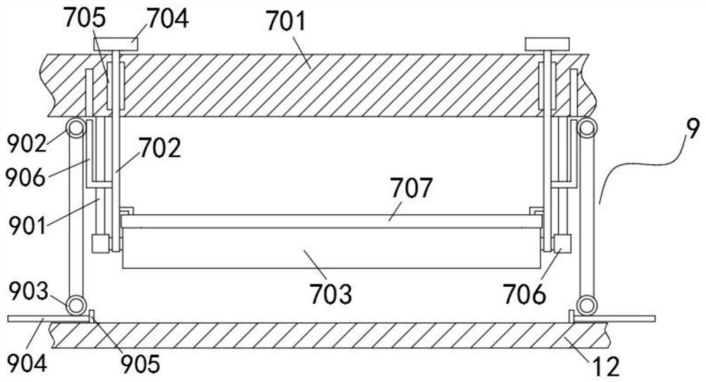 Food processing detection device based on big data cloud platform and use method of device