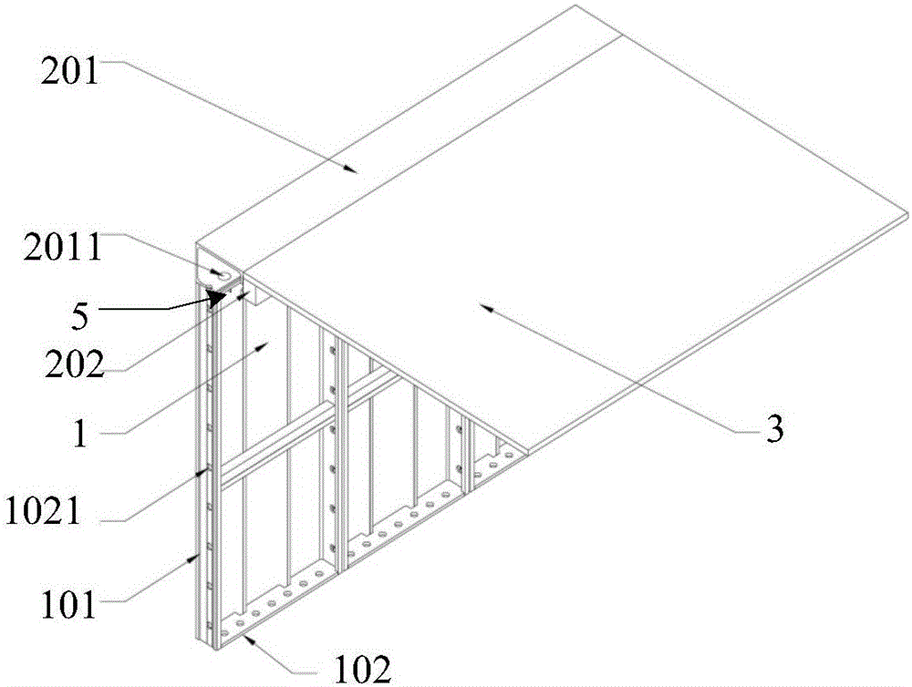 Novel aluminum wood mixed template