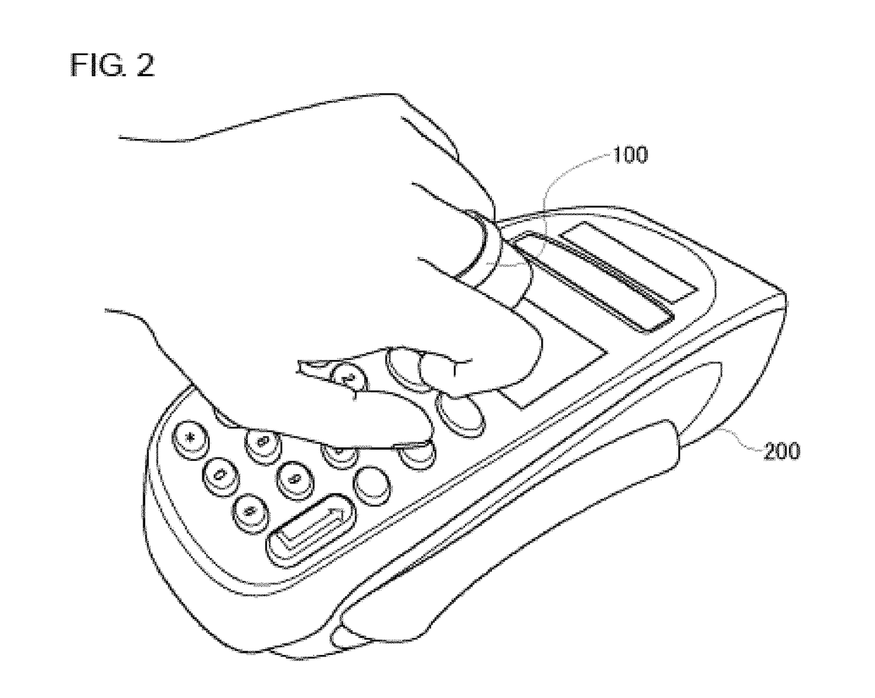 Commercial product size determination device and commercial product size determination method