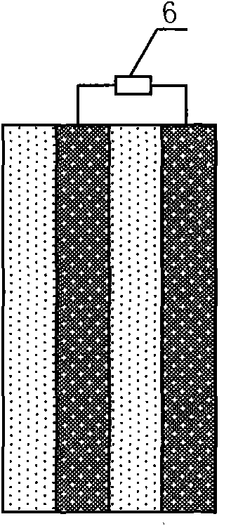 Semiconductor contact tetrode charge number density difference type thermoelectric conversion device