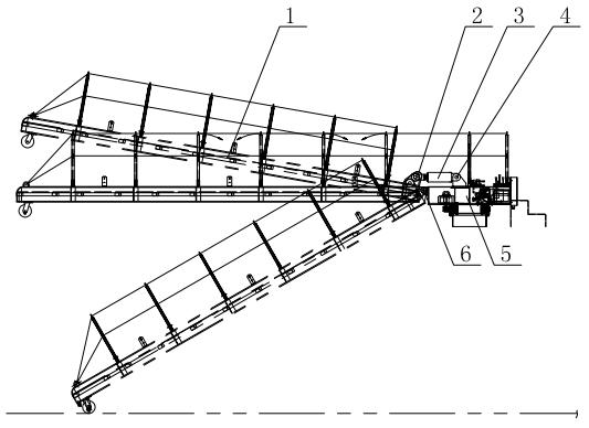 Hydraulic control system for hydraulic boarding ladder