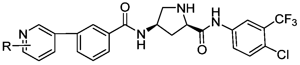 Hydroxyproline peptoid derivative and preparation method and application thereof