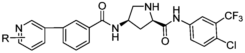 Hydroxyproline peptoid derivative and preparation method and application thereof