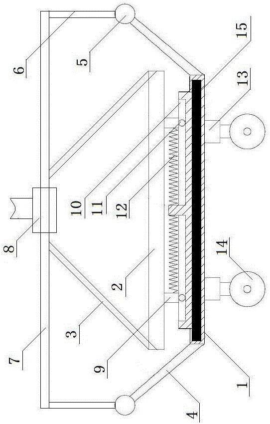 Lifting-type multifunctional stretcher bed for underground rescue