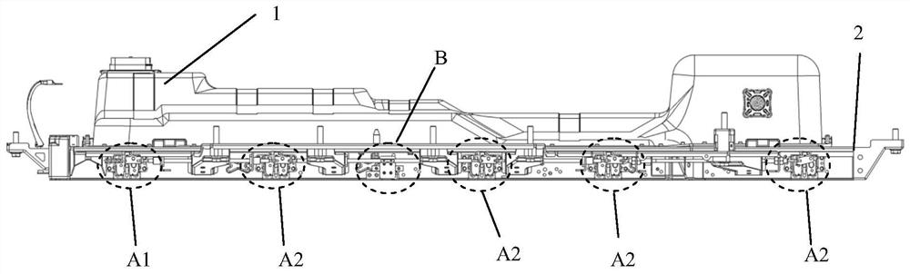 Quick-change power battery mounting system, locking method, unlocking method and electric vehicle