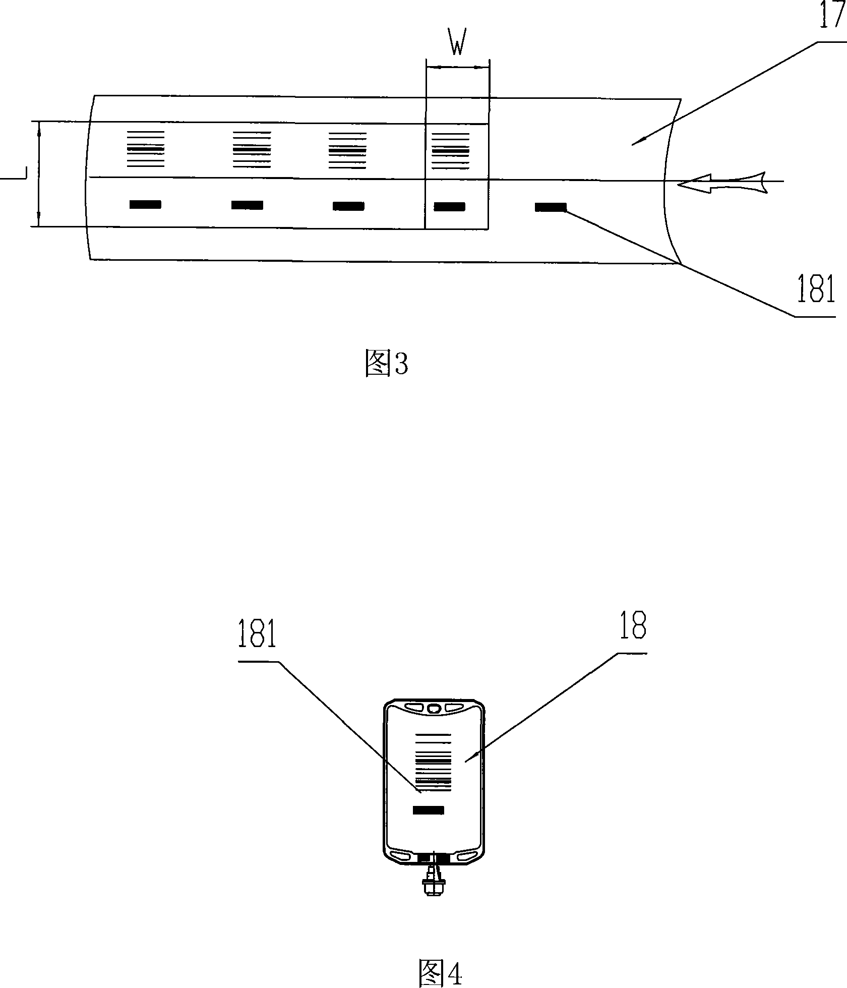 Intelligent lettering mechanism of belt-film transporting system for producing large transfusion soft bag