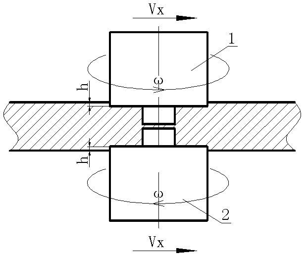 Double-side symmetric friction stir welding method