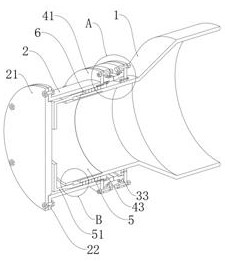 Vacuum sealing assembly structure of calcining kiln