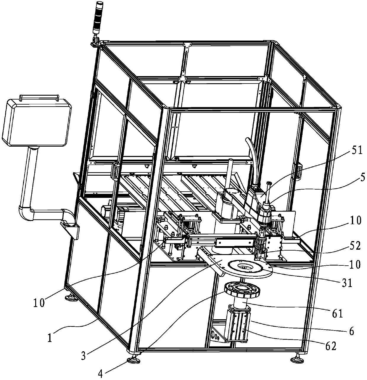 Mechanism for automatically loading motor magnetic steel sheets