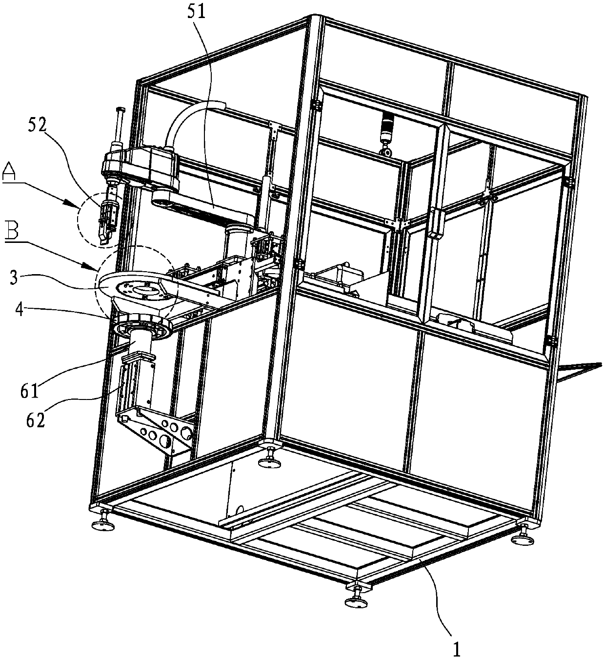 Mechanism for automatically loading motor magnetic steel sheets