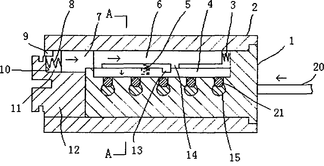 Lock with idle run core structure