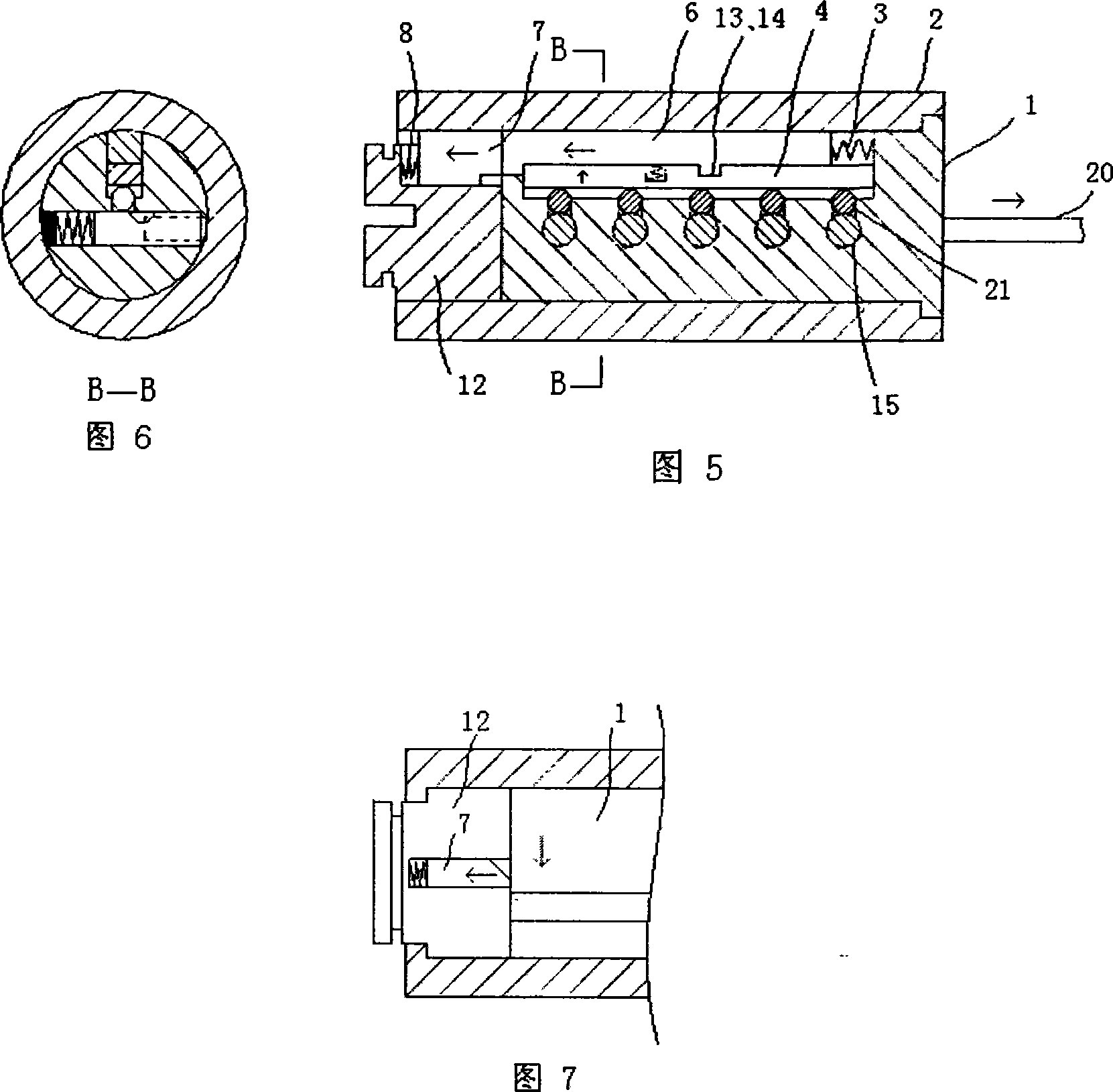 Lock with idle run core structure