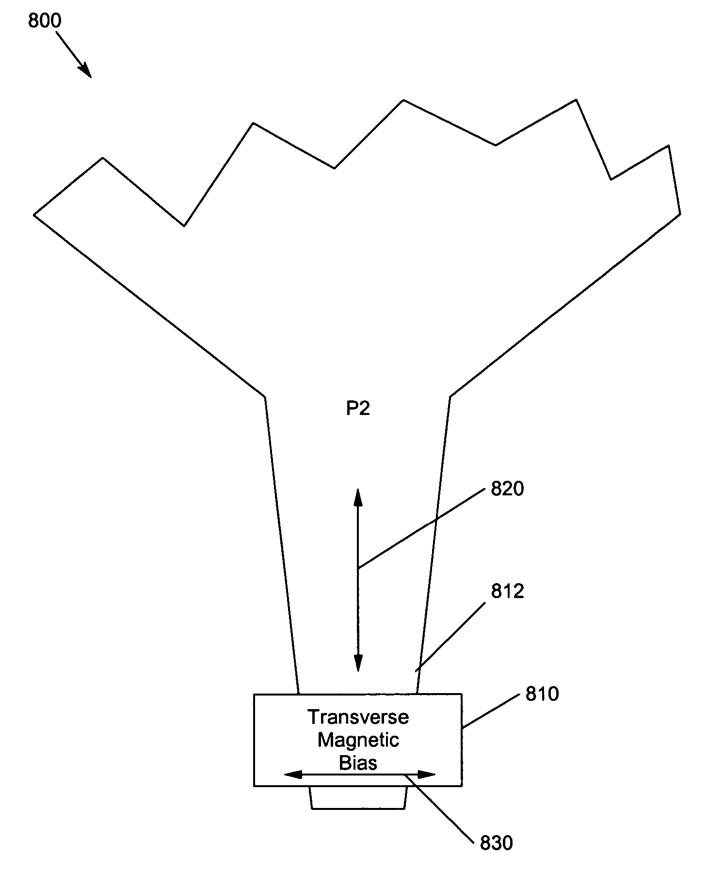 Method for providing transverse magnetic bias proximate to a pole tip to speed up the switching time of the pole-tip during the writing operation