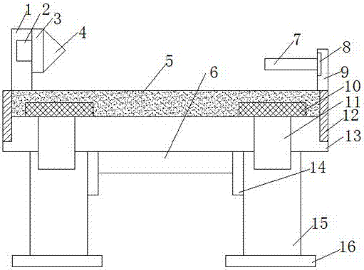 Cotton cloth cutting device