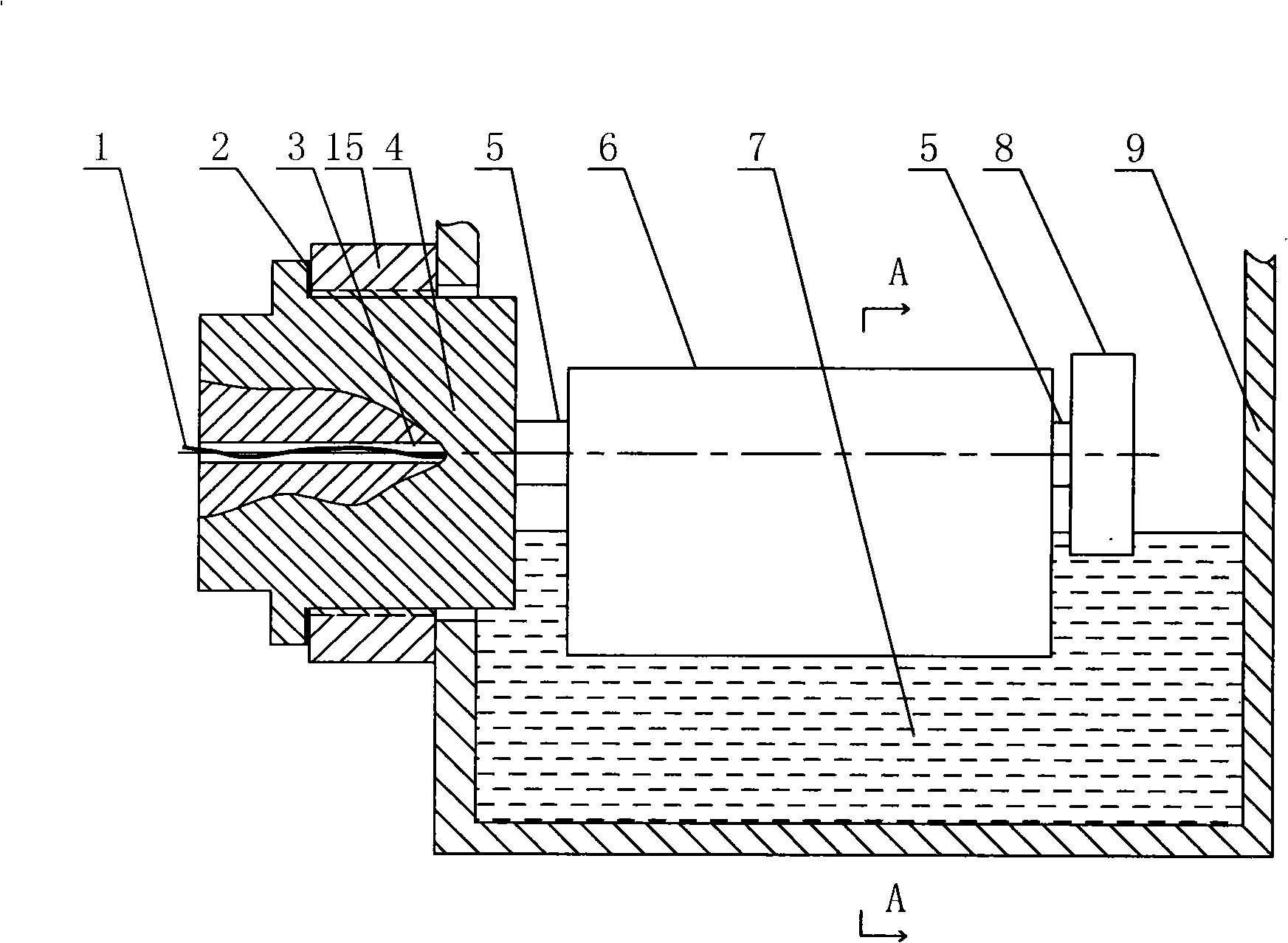 Side-installed type magnetic inducted level switch