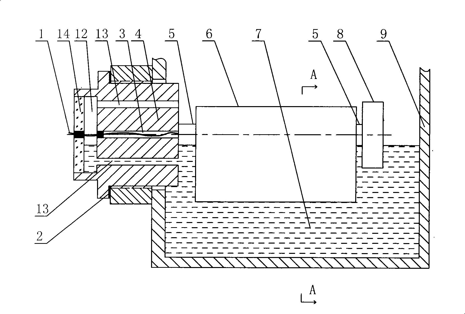 Side-installed type magnetic inducted level switch