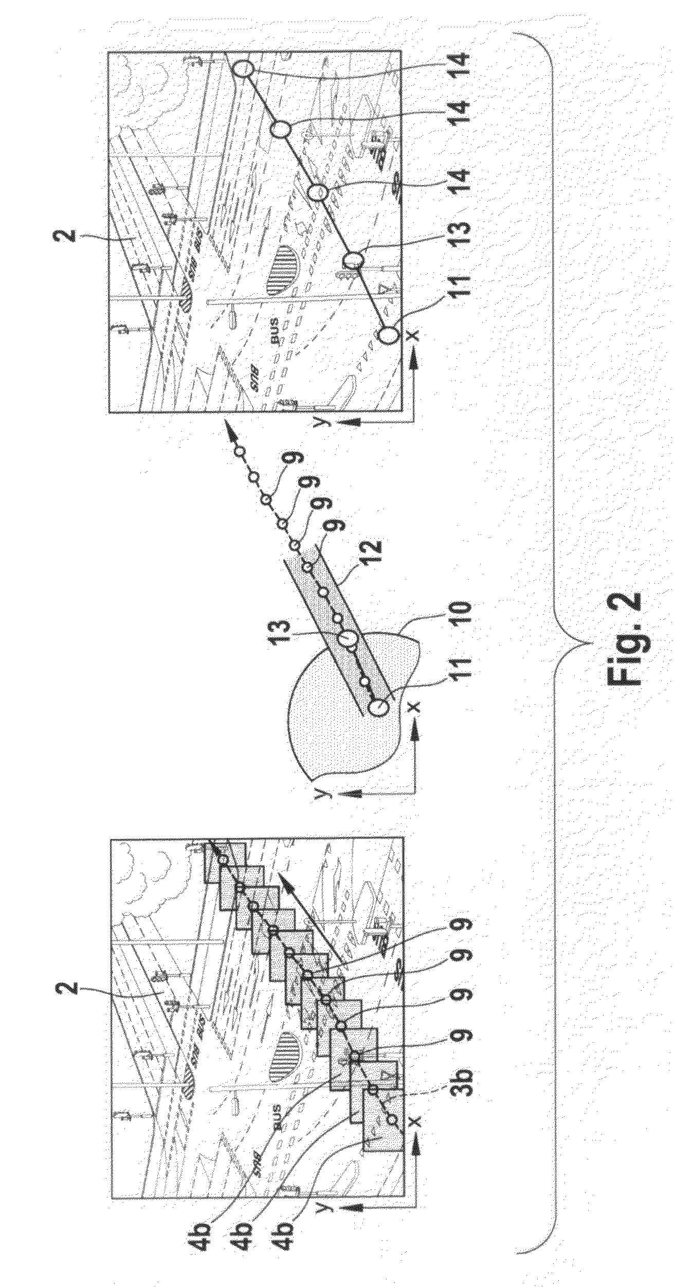 Trajectory-based video retrieval system, and computer program