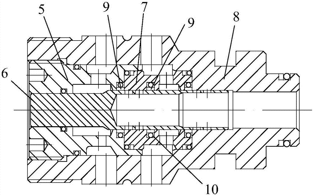 Valve element component of safety valve