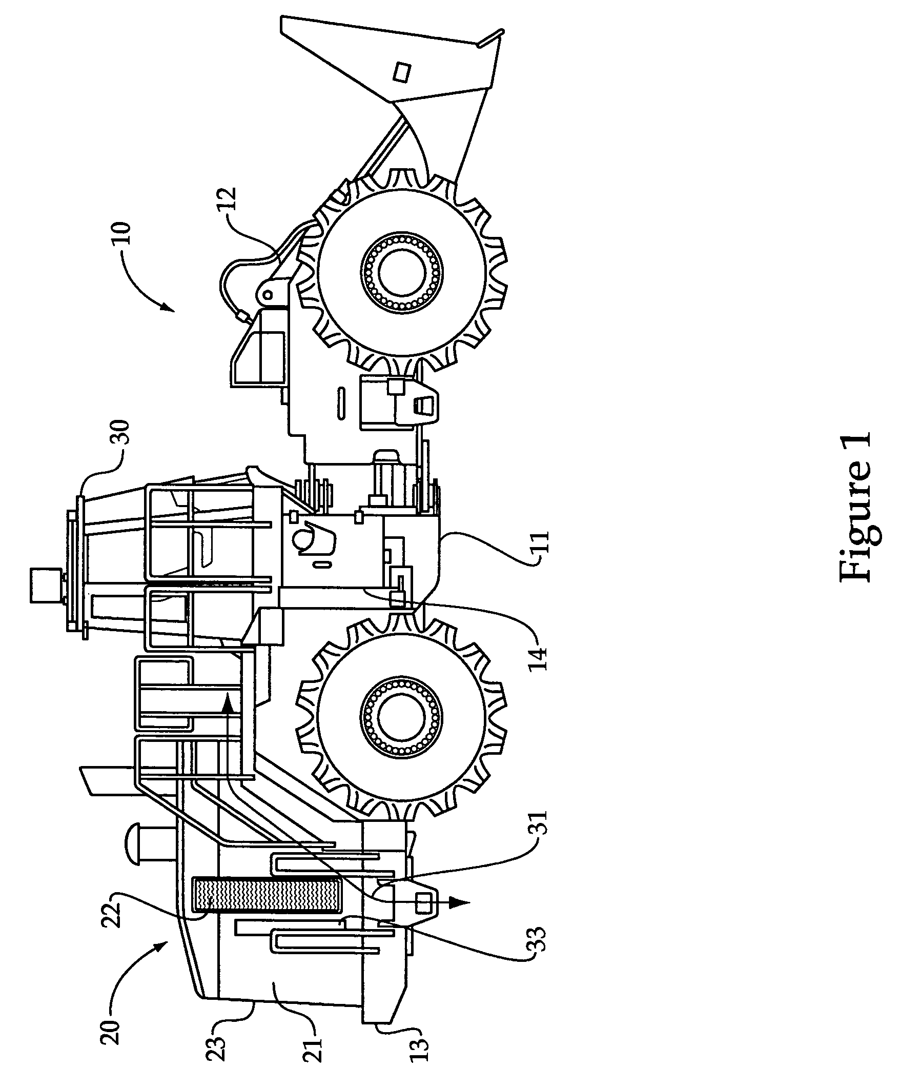 Machine status interlock for reversing fan control