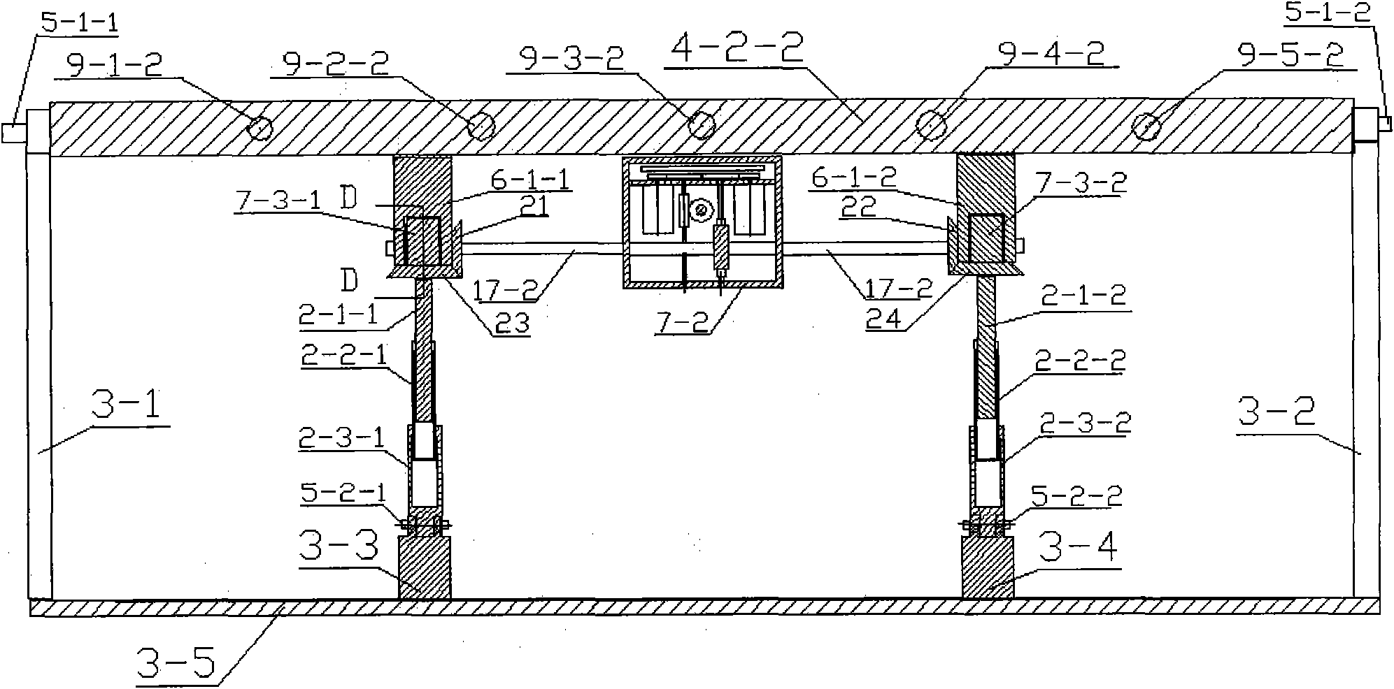 Long-stroke multipoint synchronous solar domestic power supply supporting light tracking and collecting