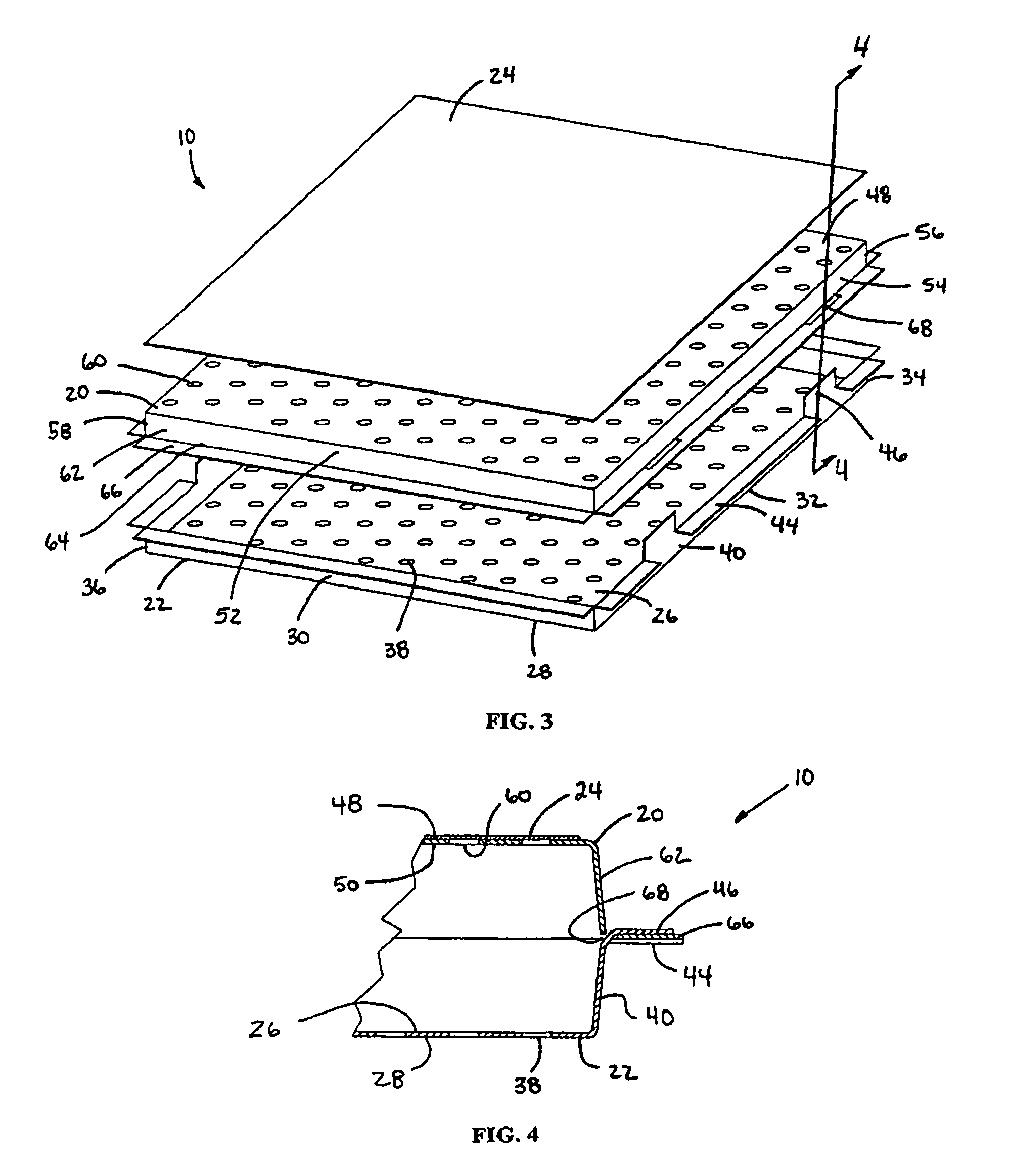 Moiré ceiling panels